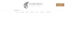Tablet Screenshot of gosforthhall.co.uk